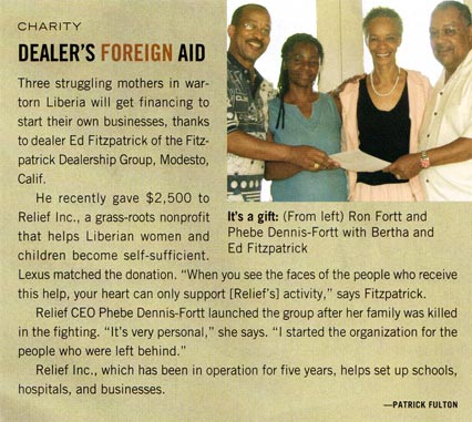 AutoExec Magazine article, Dealer's Foreign Aid